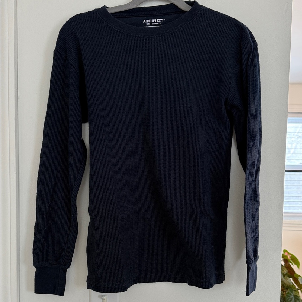 Architect Midnight Black Crew Neck Top